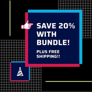 Bundle 2 and save 20% plus free shipping!